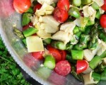 Roasted Asparagus and Artichoke Salad