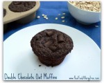 Double Chocolate Chunk Oat Muffins