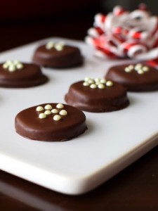 Homemade dairy free peppermint patties