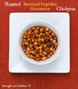 Roasted Cinnamon Chickpeas