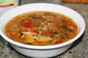 Chicken Tortilla Soup in the Crock Pot (gluten free, Dairy free)