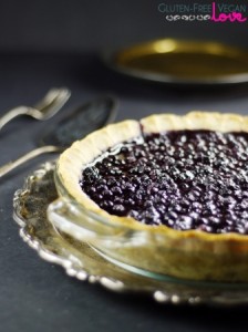 Gluten Free Blueberry Pie (Allergy free, Vegan)