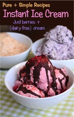 Instant Berry Ice Cream - just 2 ingredients
