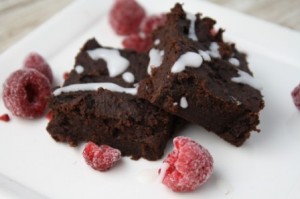 Flourless Dark Chocolate Brownies