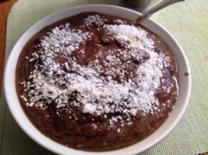 Chocolate Zucchini Smoothie Bowl - Raw, Vegan, Dairy Free