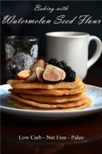 Water Melon Seed Flour Pancakes!  Gluten Free, Dairy Free