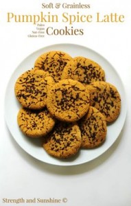 Pumpkin Spice Latte Cookies - Grain Free, Vegan